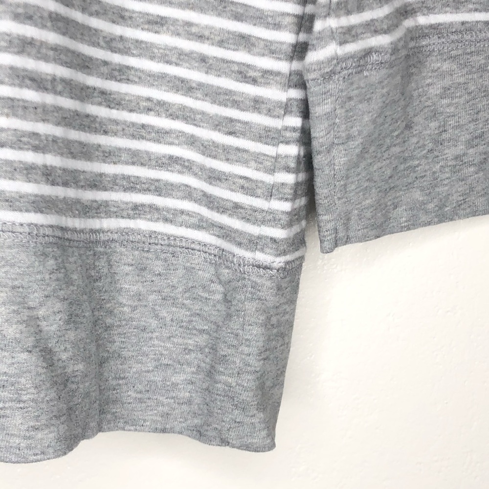 James Perse Striped Raglan Pullover Sweatshirt4 - image 5